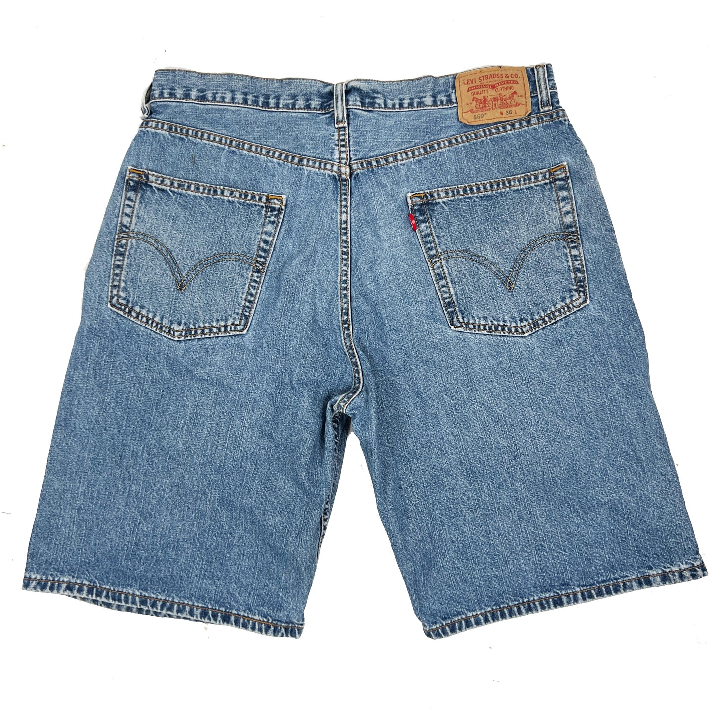 Flame Denim Shorts