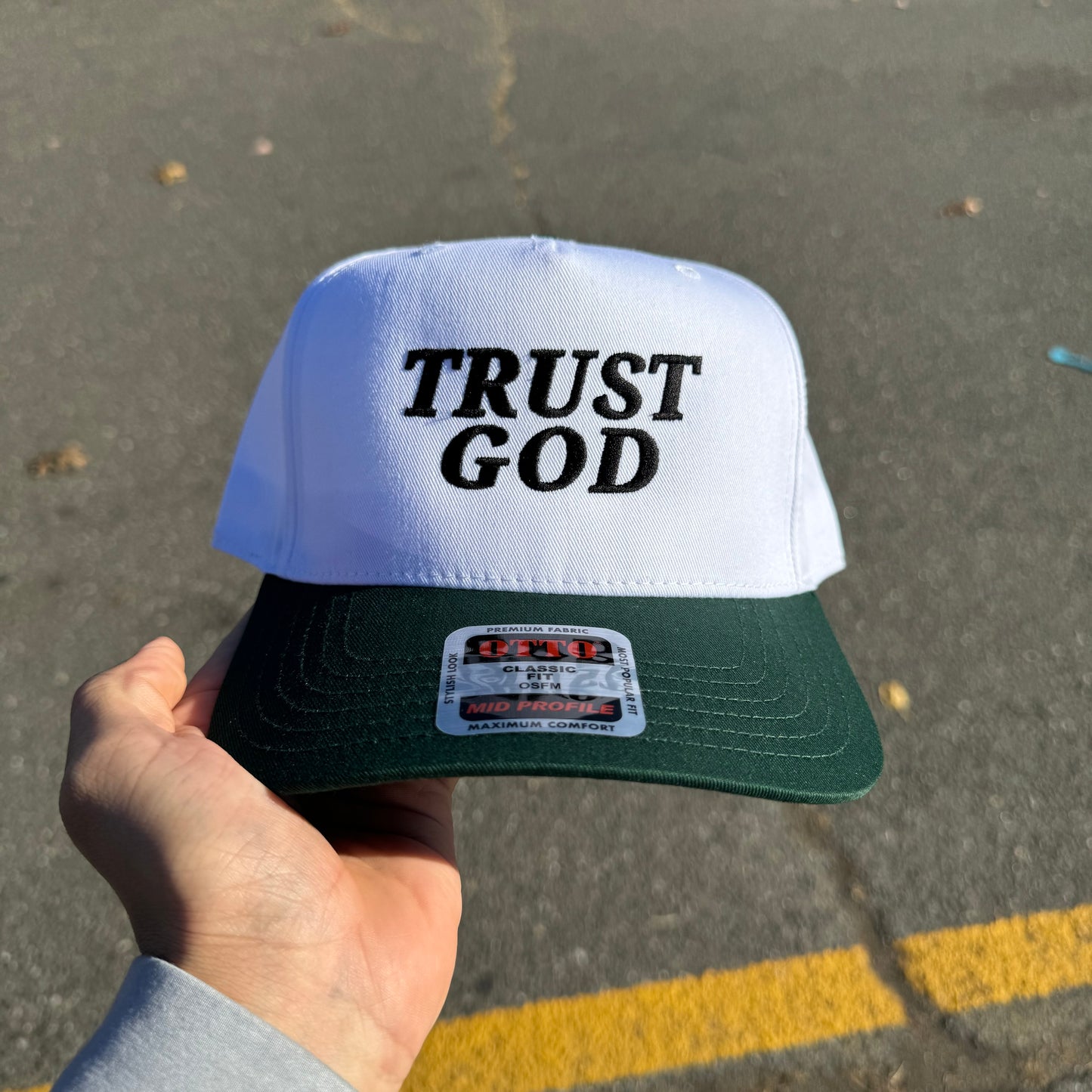 Trust god hat.