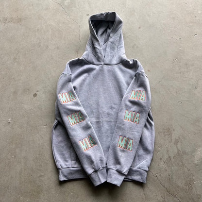 MIA Miami Hoodie embroidered - Gray