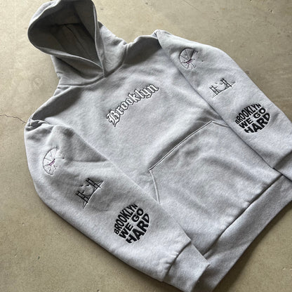 Brooklyn We go hard hoodie