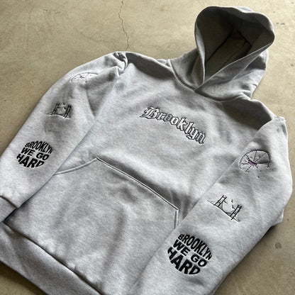 Brooklyn We go hard hoodie