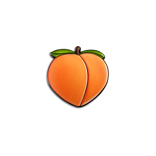 Peach Emoji Pin