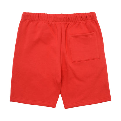 Paisley Rhinestone Shorts Red