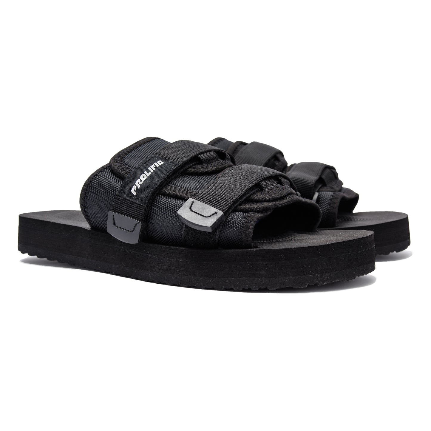 Prolific Velcro Slides - Black