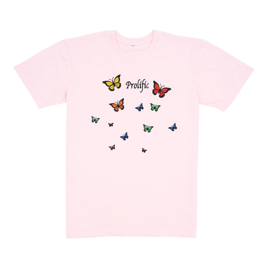 Butterflies Tee - Pink