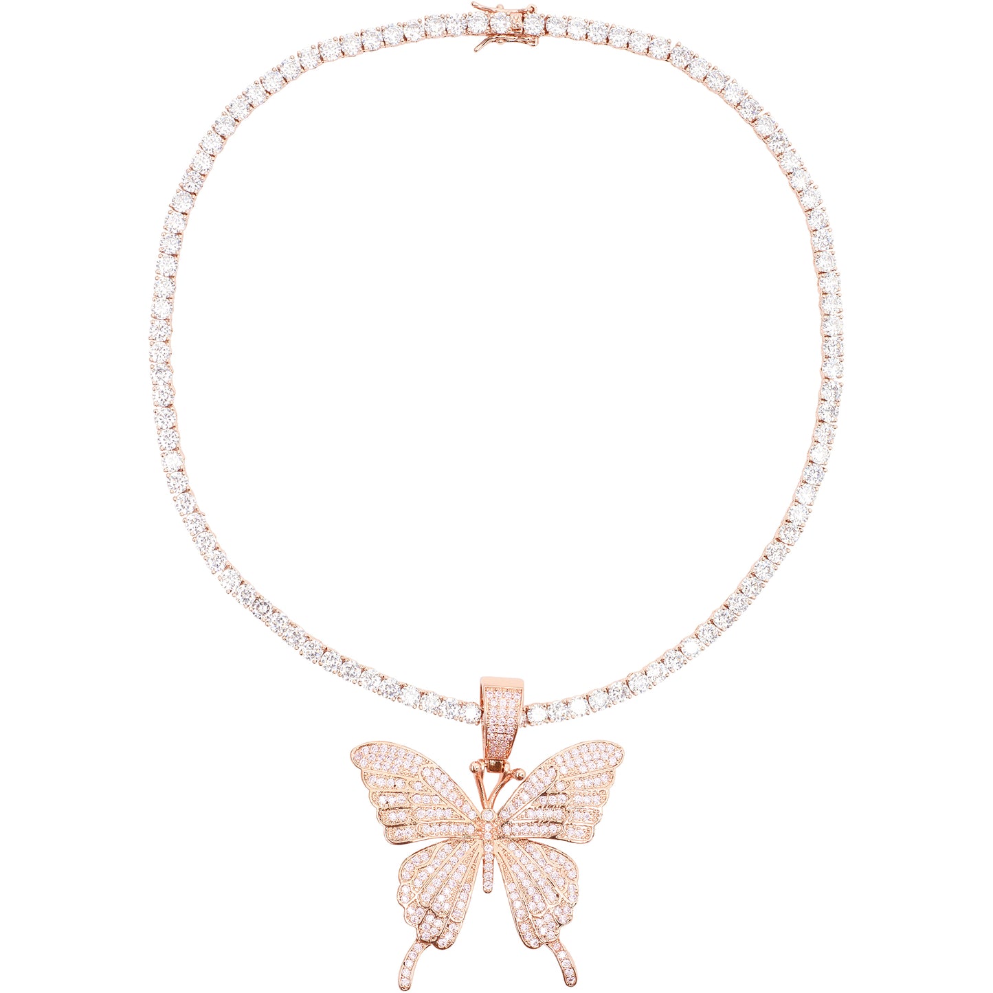 Big Butterfly Chain - Rose