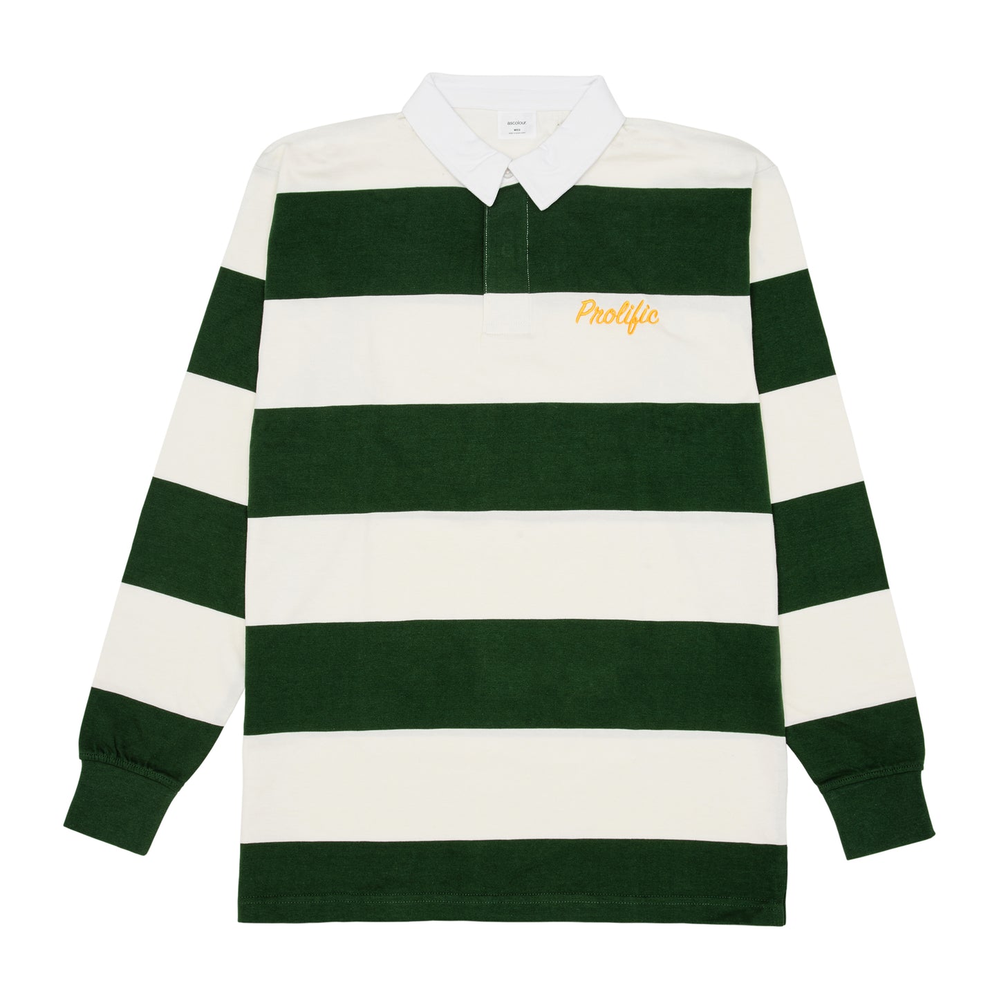 Prolific Rugby Jersey - White/Forest Green